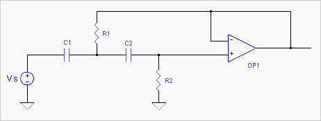 Sallen-Key High Pass Filter