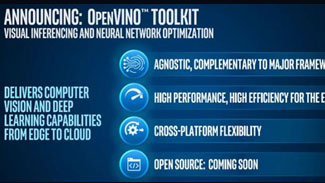 英特爾發(fā)布OpenVINO 讓開發(fā)者在物聯(lián)網(wǎng)上布局AI模型